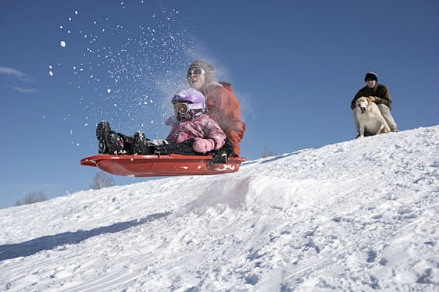 Sledding! Christmas Vaca